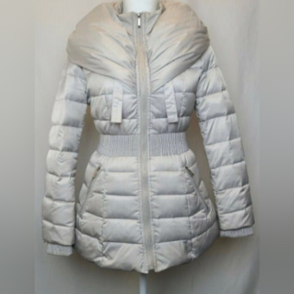 Stunning Laundry Shelli Segal‎ Hooded down Puffer Jacket/Coat Sz Small Excellent